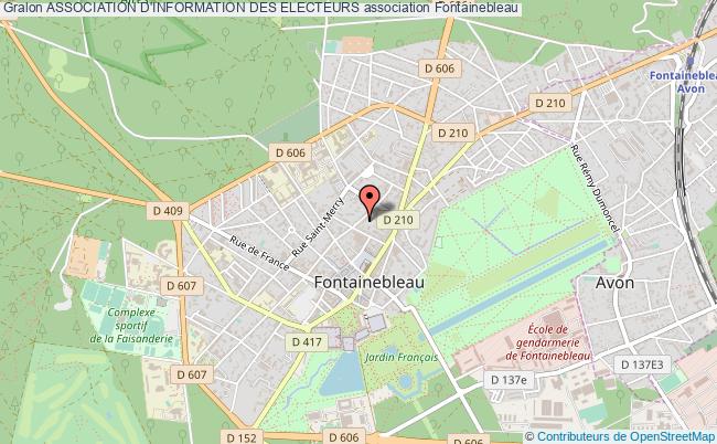 plan association Association D'information Des Electeurs Fontainebleau