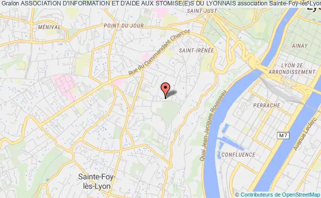 plan association Association D'information Et D'aide Aux Stomise(e)s Du Lyonnais Sainte-Foy-lès-Lyon