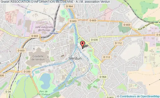 plan association Association D'information Meusienne - A.i.m. Verdun