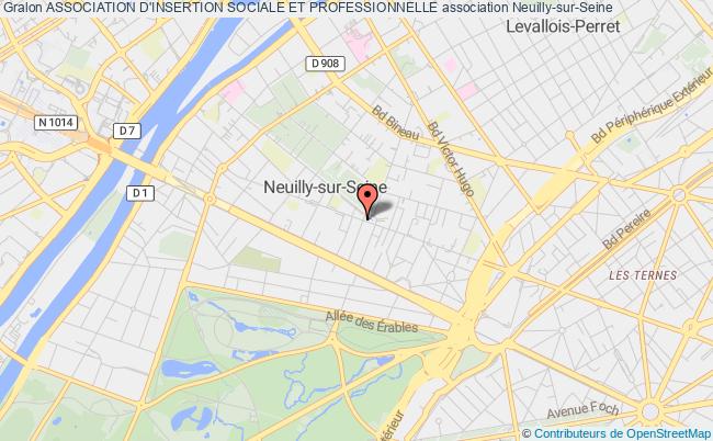 plan association Association D'insertion Sociale Et Professionnelle Neuilly-sur-Seine