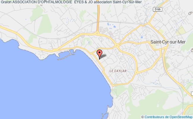 plan association Association D'ophtalmologie  Eyes & Jo Saint-Cyr-sur-Mer