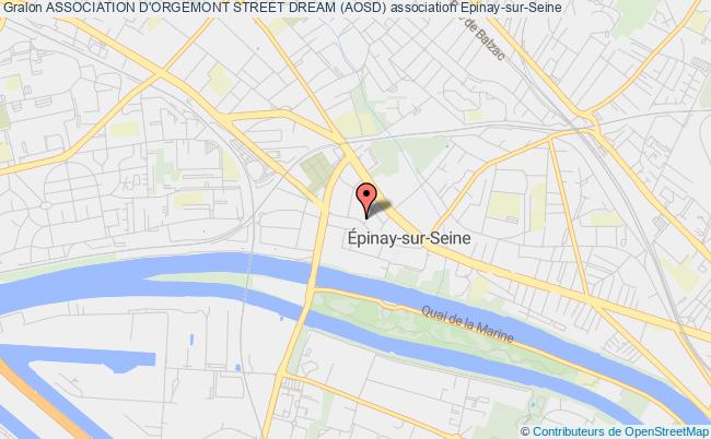 plan association Association D'orgemont Street Dream (aosd) Épinay-sur-Seine