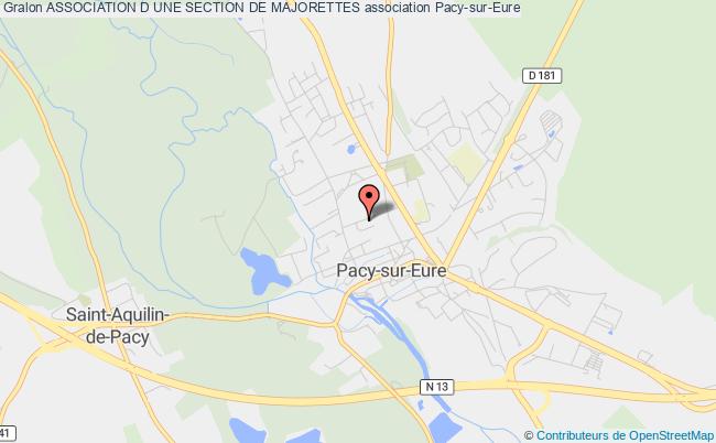 plan association Association D Une Section De Majorettes Pacy-sur-Eure