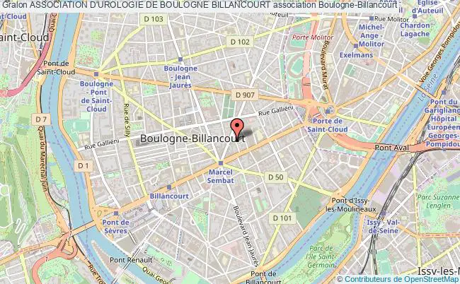 plan association Association D'urologie De Boulogne Billancourt Boulogne-Billancourt