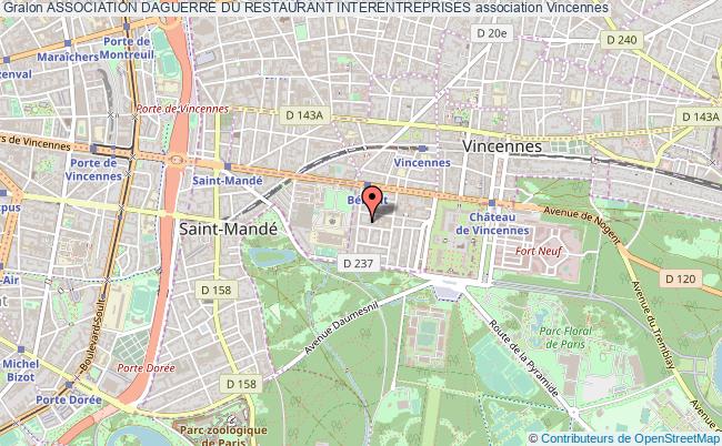 plan association Association Daguerre Du Restaurant Interentreprises Vincennes