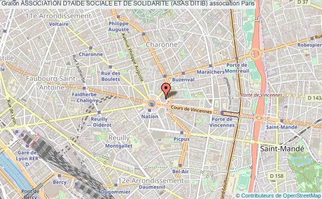 plan association Association D?aide Sociale Et De Solidarite (asas Ditib) Paris