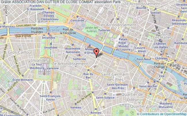 plan association Association Dan Gutter De Close Combat Paris