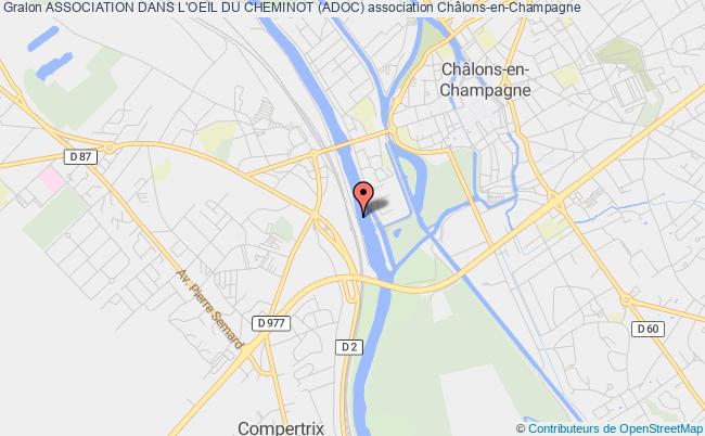 plan association Association Dans L'oeil Du Cheminot (adoc) Châlons-en-Champagne