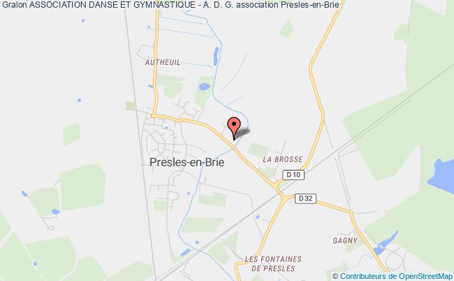 plan association Association Danse Et Gymnastique - A. D. G. Presles-en-Brie