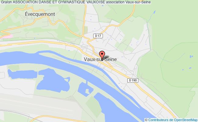 plan association Association Danse Et Gymnastique Vauxoise Vaux-sur-Seine