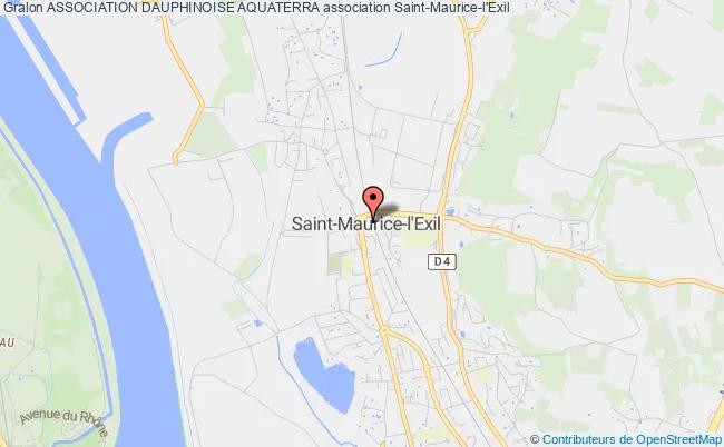 plan association Association Dauphinoise Aquaterra Saint-Maurice-l'Exil