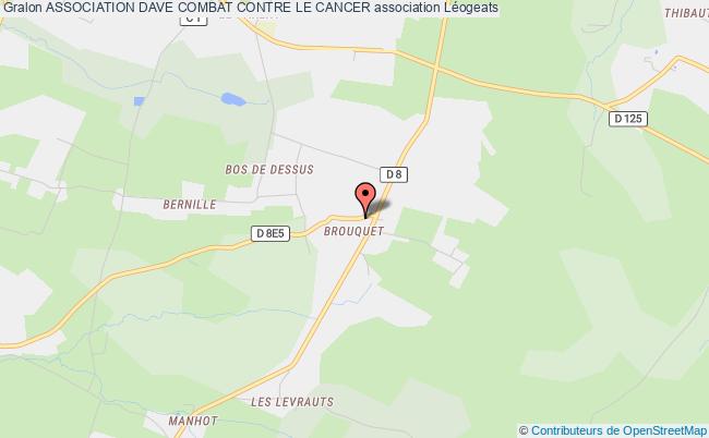 plan association Association Dave Combat Contre Le Cancer Léogeats