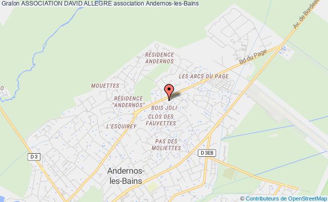 plan association Association David Allegre Andernos-les-Bains