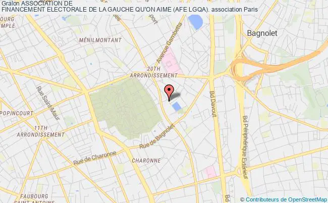 plan association Association De
Financement Electorale De La Gauche Qu'on Aime (afe Lgqa). Paris