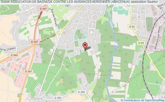 plan association Association De Bagneux Contre Les Nuisances Aeriennes (abaconua) Bagneux