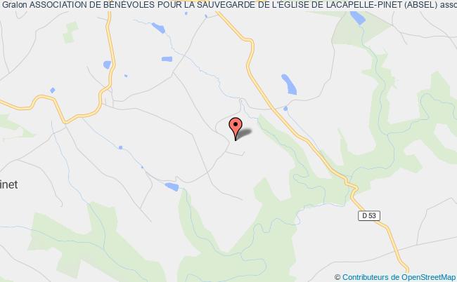 ASSOCIATION DE BÉNÉVOLES POUR LA SAUVEGARDE DE L'ÉGLISE DE LACAPELLE-PINET (ABSEL)