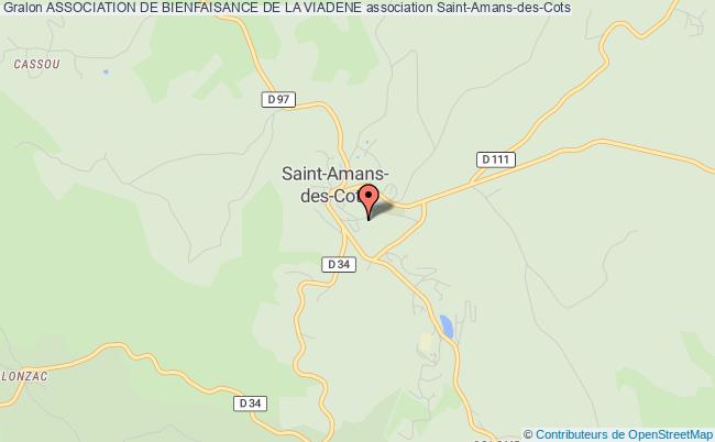 plan association Association De Bienfaisance De La Viadene Saint-Amans-des-Cots