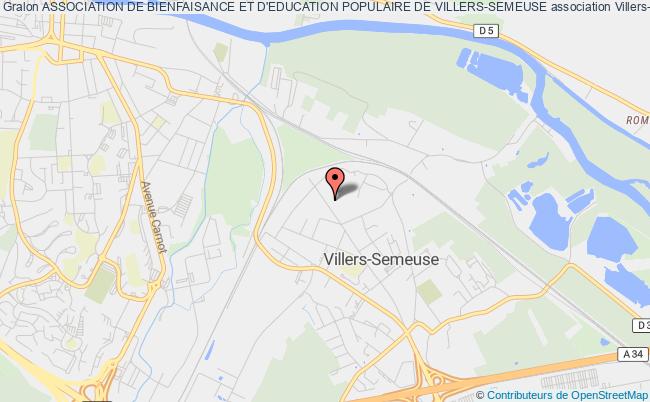plan association Association De Bienfaisance Et D'education Populaire De Villers-semeuse Villers-Semeuse