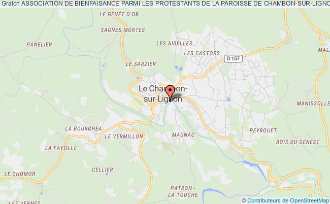 ASSOCIATION DE BIENFAISANCE PARMI LES PROTESTANTS DE LA PAROISSE DE CHAMBON-SUR-LIGNON
