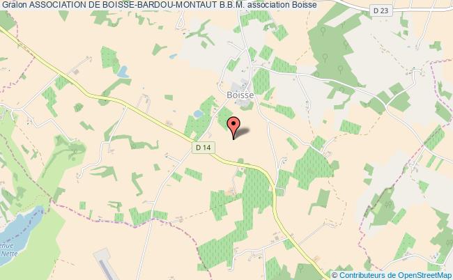 plan association Association De Boisse-bardou-montaut B.b.m. Boisse