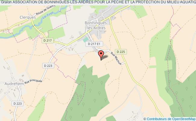 plan association Association De Bonningues-les-ardres Pour La Peche Et La Protection Du Milieu Aquatique Bonningues-lès-Ardres