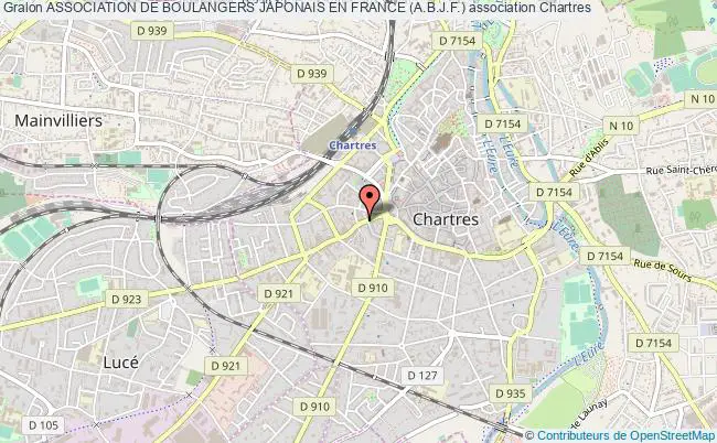 plan association Association De Boulangers Japonais En France (a.b.j.f.) Chartres