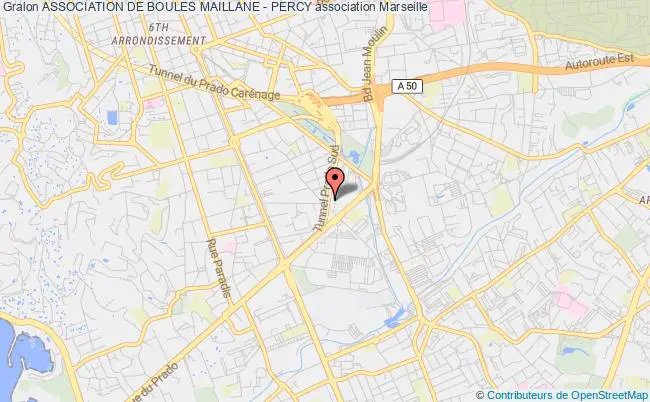 plan association Association De Boules Maillane - Percy Marseille