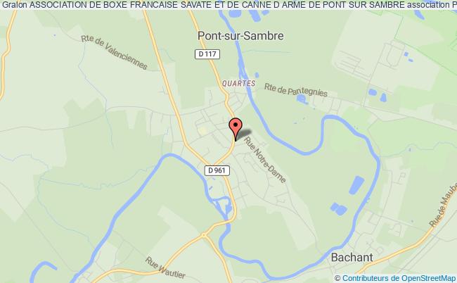 plan association Association De Boxe Francaise Savate Et De Canne D Arme De Pont Sur Sambre Pont-sur-Sambre