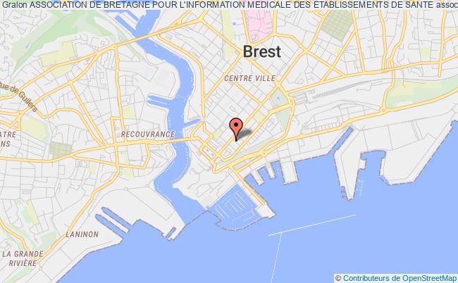 plan association Association De Bretagne Pour L'information Medicale Des Etablissements De Sante Brest