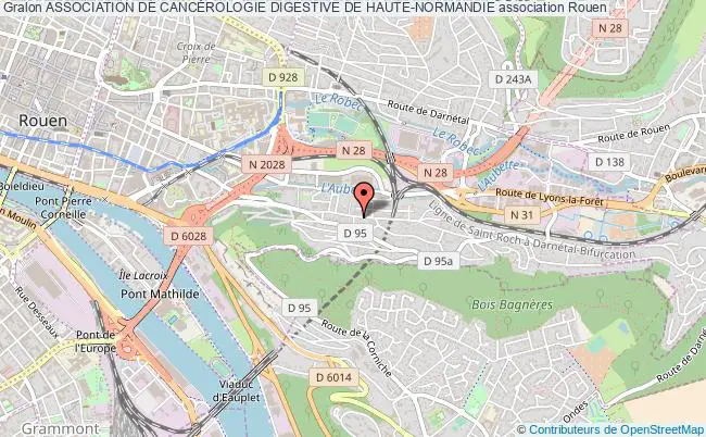 plan association Association De CancÉrologie Digestive De Haute-normandie Rouen
