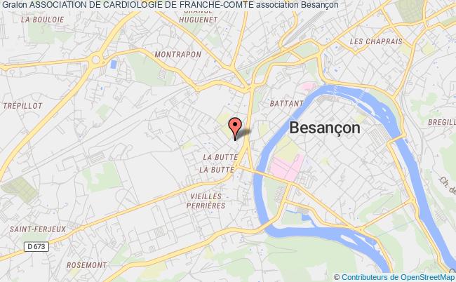 plan association Association De Cardiologie De Franche-comte Besançon