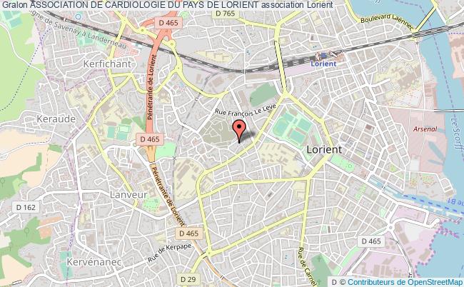plan association Association De Cardiologie Du Pays De Lorient Lorient