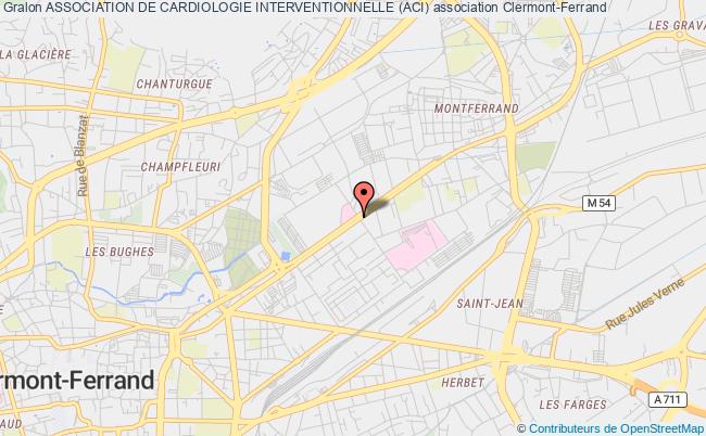 plan association Association De Cardiologie Interventionnelle (aci) Clermont-Ferrand