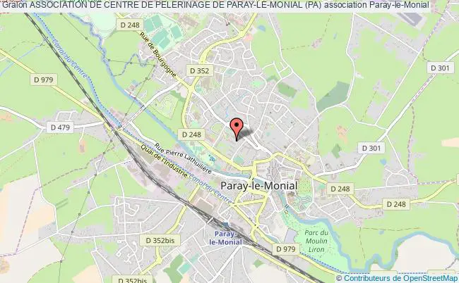 plan association Association De Centre De Pelerinage De Paray-le-monial (pa) Paray-le-Monial