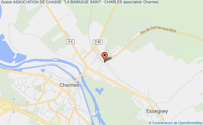 plan association Association De Chasse  "la Baraque Saint - Charles Charmes