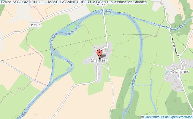 plan association Association De Chasse 'la Saint-hubert' A Chantes Chantes