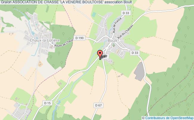 plan association Association De Chasse 'la Venerie Boultoise' Boult
