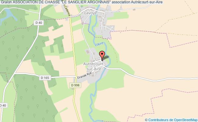 plan association Association De Chasse "le Sanglier Argonnais" Autrécourt-sur-Aire