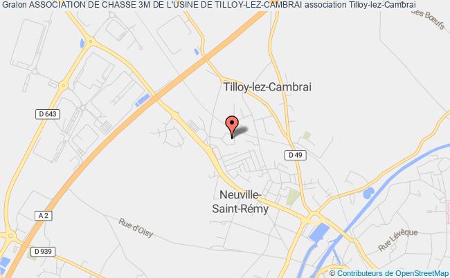 ASSOCIATION DE CHASSE 3M DE L'USINE DE TILLOY-LEZ-CAMBRAI