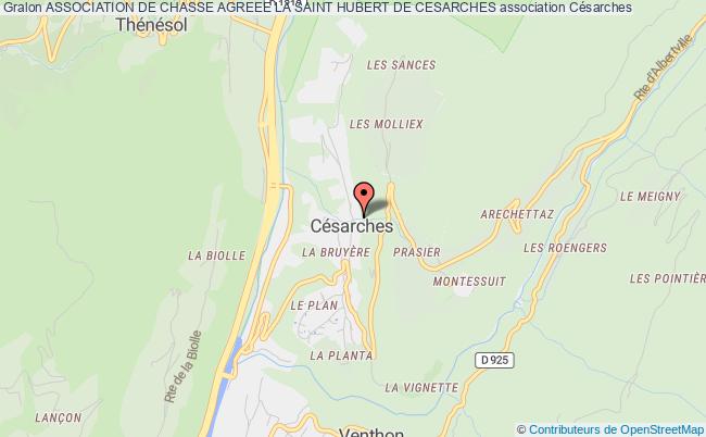 ASSOCIATION DE CHASSE AGREEE LA SAINT HUBERT DE CESARCHES