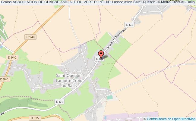 plan association Association De Chasse Amicale Du Vert Ponthieu Saint-Quentin-la-Motte-Croix-au-Bailly