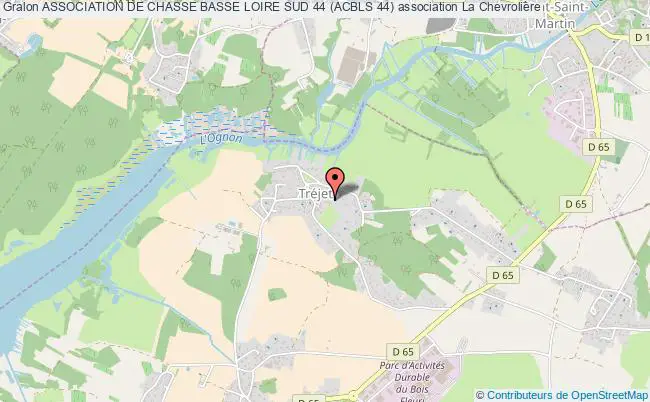 plan association Association De Chasse Basse Loire Sud 44 (acbls 44) La    Chevrolière
