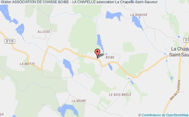 plan association Association De Chasse Boibe - La Chapelle Chapelle-Saint-Sauveur