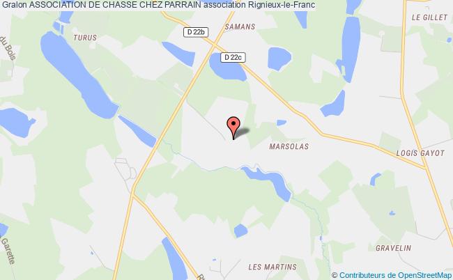 plan association Association De Chasse Chez Parrain Rignieux-le-Franc