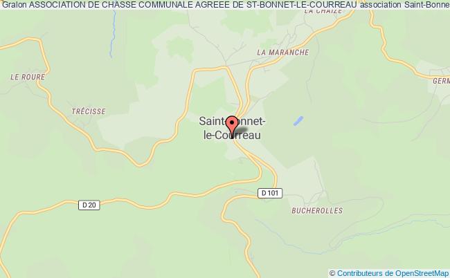 ASSOCIATION DE CHASSE COMMUNALE AGREEE DE ST-BONNET-LE-COURREAU