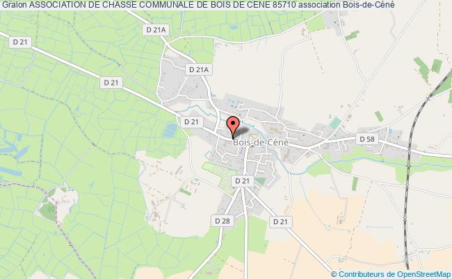 plan association Association De Chasse Communale De Bois De Cene 85710 Bois-de-Céné