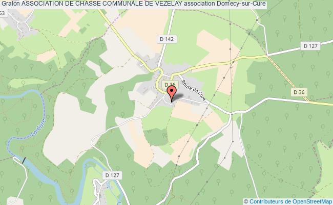 plan association Association De Chasse Communale De Vezelay Domecy-sur-Cure