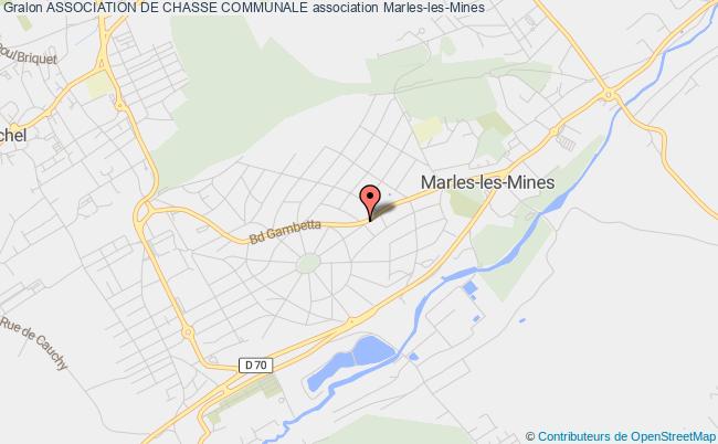 plan association Association De Chasse Communale Marles-les-Mines
