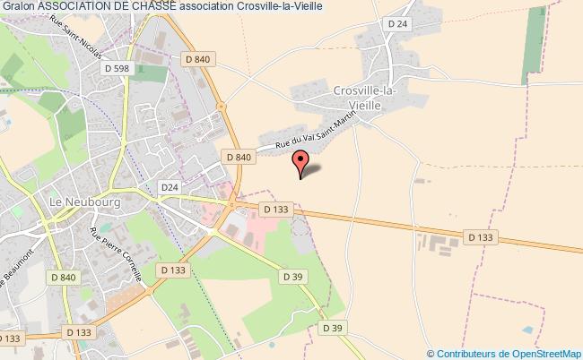 plan association Association De Chasse Crosville-la-Vieille