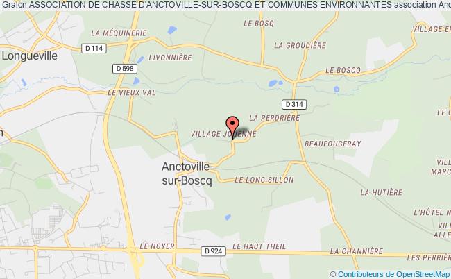 plan association Association De Chasse D'anctoville-sur-boscq Et Communes Environnantes Anctoville-sur-Boscq